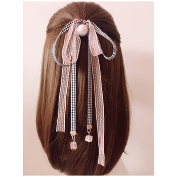 tsful 仙女款超长发绳日韩发圈扎马尾皮筋发饰品简约小清新飘带流苏