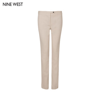 NINE WEST 玖熙女装 通勤OL百搭长裤3051442201 3F9 米白色 6