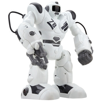 智能无线遥控充电版 射击滑行科普教学 儿童益智玩具 罗本哈特(灰色)