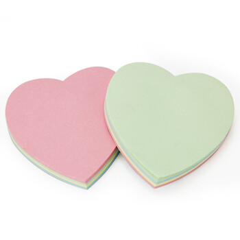 便签纸/便签本/便利贴/百事贴/易事贴/备忘贴学生文具 办公用品 心形4