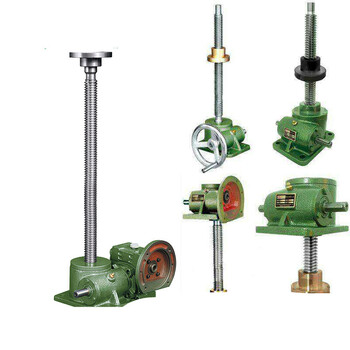 金之瑞蜗轮蜗杆升降机涡轮减速电动丝杆手摇微型螺杆小型减速器swl 20