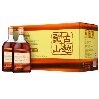 古越龍山三年陳老酒整箱裝500ml*12瓶