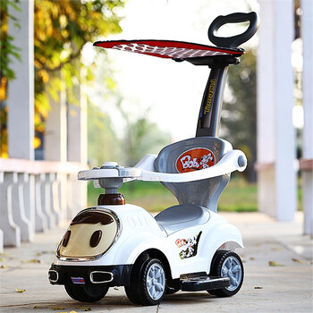 婴儿滑行车蚂蚁车儿童儿童扭扭车宝宝四轮手推车小孩1-3-6岁灯光 高配