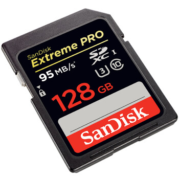 
                                                            闪迪（SanDisk）128GB SD存储卡 U3 C10 V30 4K至尊超极速版数码相机内存卡 读速170MB/s 写速90MB/s                