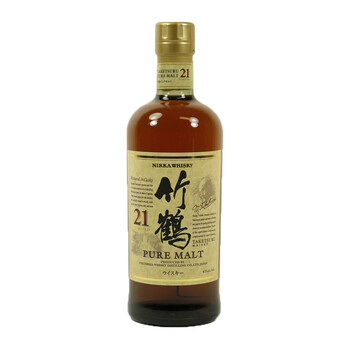 洋酒三得利白州单一麦芽威士忌竹鹤威士忌nikka Taketsuru 竹鹤21年700ml 图片价格品牌报价 京东
