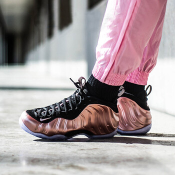 bebe8 nike 耐克 air foamposite pro one橙喷泡液态银全息喷篮球鞋