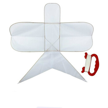 鲁缘空白风筝填色风筝手绘教学风筝子diy手工材料包 空白沙燕