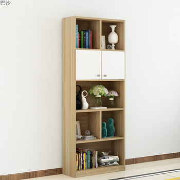 办公室家具木质老板书柜办公柜带门资料档案文件柜组合展示柜 2米2号