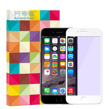 
                                        【京东配送】阿奇猫 0.18mm全屏覆盖苹果6s钢化膜/手机贴膜 适用iPhone6s plus 5.5英寸-0.18mm抗蓝光白色                