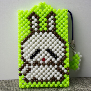 利之嘉 4mm糖果珠diy手工串珠编织卡套卡包成品公交卡交通卡套银行卡