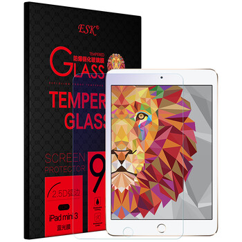 
                                                            毕亚兹 苹果iPad Mini2/3/1钢化膜 抗蓝光 迷你2高清防爆玻璃保护贴膜 弧边 防刮花 PM12                