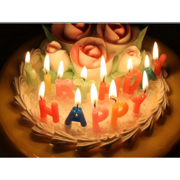 宝宝儿童周岁大号数字蜡烛创意0-9生日蜡烛无烟蜡烛派对用品 彩色生日