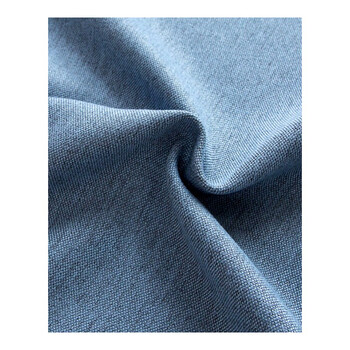 北欧纯色全遮光窗帘简约现代客厅阳台卧室遮阳防紫外线 孔雀蓝 宽2.