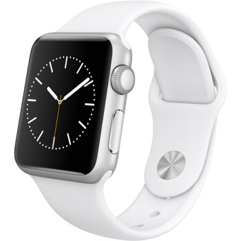 Apple Watch Sport 智能手表(38毫米银色铝金属表壳搭配白色运动型表带 MJ2T2CH/A）