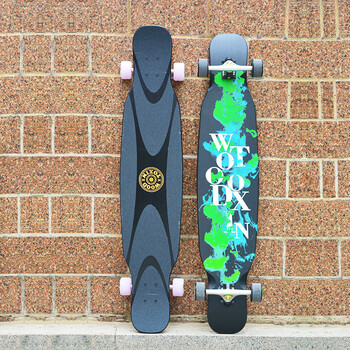 舞板男女生刷街平花速降公路滑板初路者 青烟