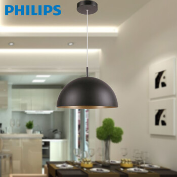 
                                        飞利浦(Philips) 阿波罗单线吊灯 含LED光源 黑色                
