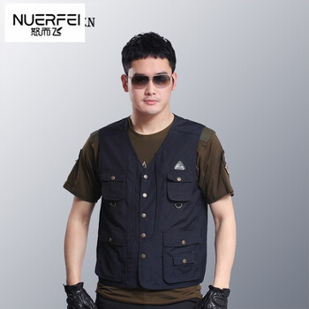 武警特战迷彩服防刺服战术背心男多兜摄影马甲棉帆布防刮多口袋军迷