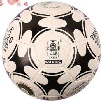 上海优能足球5号训练比赛pu革ks32s品手缝皮球 普通白色
