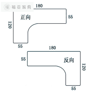 钢木转角桌墙角拐角办公桌l型书桌台式家用简约电脑桌 180*120*55*74