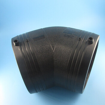 pe电熔管件 45°弯头 电熔套筒 hdpe电熔配件接头 dn50-315 110