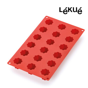 
                                        烘焙工具 LEKUE/乐葵 可露丽18连蛋糕模 铂金硅胶模具烤箱家用                