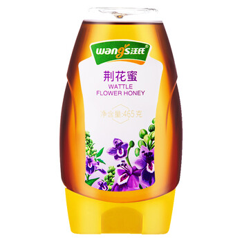 汪氏蜂蜜 荆花蜂蜜465g/瓶