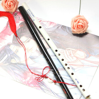 陈情笛 魏无羡笛 学生竹笛 笛子初学初学者笛子 陈情笛白色(诗句 忘羡