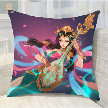 王者荣耀抱枕沙发床头汽车靠垫 q版紫霞宝合集李白韩信诸葛亮 杨玉环