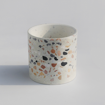 千特 水磨石花盆南京雨花石南红玛瑙石鱼缸彩石天然鹅卵 水磨白(圆款)