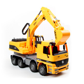 儿童大号惯性工程车套装翻斗车男孩玩具搅拌车沙滩卡车车模型 惯性