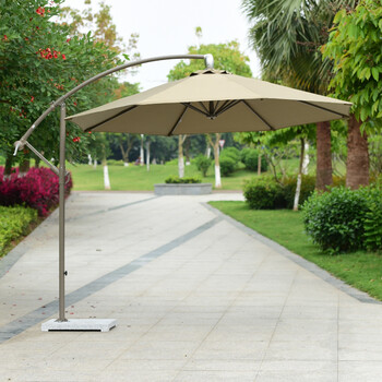 户外遮阳伞大型室外庭院伞岗亭保安太阳伞香蕉伞家具伞罗马伞折叠 卡