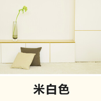 diy水性木器漆家具翻新木质门改色环保喷漆清漆透明白色油漆 米白色