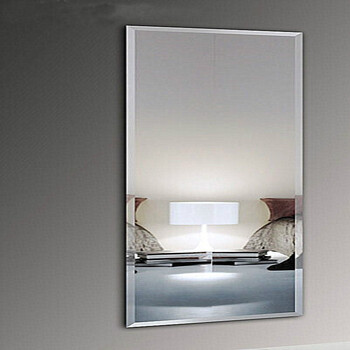 镜子全身穿衣镜贴墙超大浴室玻璃拍照拉长隐藏发廊豪华豪华柜内瘦