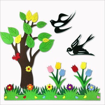 幼儿园黑板报y装饰品 小学教室主题墙贴画贴纸 班级文化墙组合 d套餐