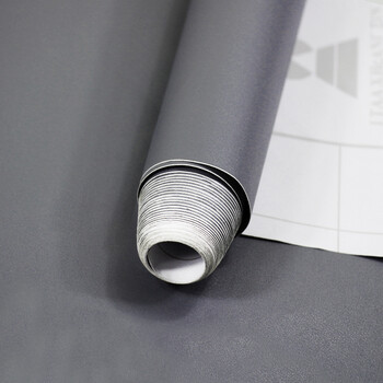 马卡龙墙纸自粘卧室大学生宿舍背景墙现代简约白色自贴防水壁 亚光