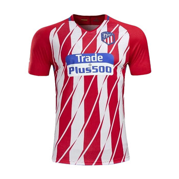 马竞球衣足球服17-18新款马德里竞技主客场球衣短袖足球比赛训练服7号