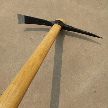 定制洋镐 农用尖镐户外大号锻打羊镐扁尖洋镐工具钢镐挖笋农具锄镐 3