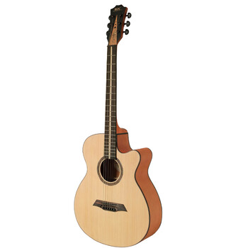 罗克吉他 40a 40寸 缺角吉他