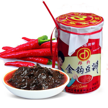 丹丹 郫县豆瓣酱5罐 辣椒酱四川特产川菜调味料 金钩豆瓣250g*5罐装