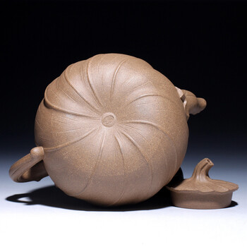 国家级高级工艺美术师 蒋建军 南瓜壶 原矿老青段 450cc