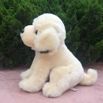 可爱狗狗拉布拉多毛绒玩具狗公仔布娃娃儿童玩偶女生日礼物 米白色