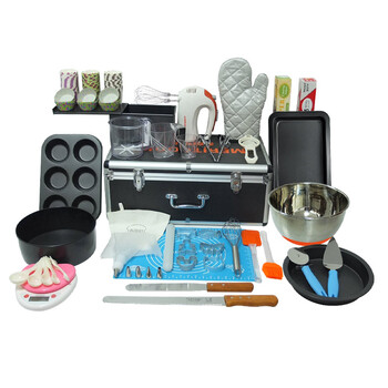 【货到付款】烘焙工具套餐 新手烘培套装烘烤厨房烘焙蛋糕模具收纳箱饼干模 慕斯马芬杯制作
