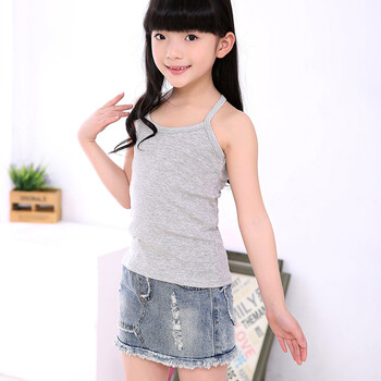 儿童背心女童纯棉吊带小背心女大童小孩贴身背心女孩内衣夏季薄款