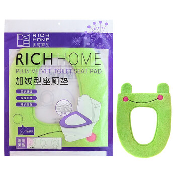 
                                        多可家品 卡通加绒马桶垫 颜色随机                