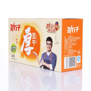 【劲仔官方旗舰店】劲仔豆干休闲零食汪涵代言湖南特产麻辣豆腐干25g*