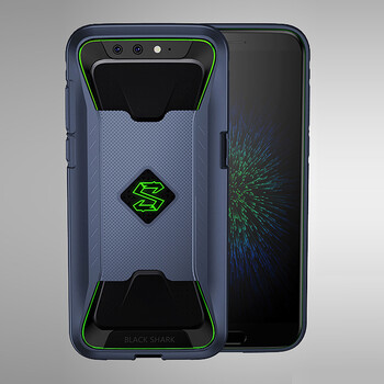 lieve 黑鲨手机壳小米黑鲨保护套磨砂硅胶散热软壳超薄防摔 可插手柄