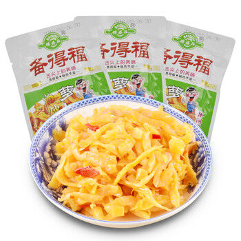 备得福 油炒萝卜干 50克*50包 开胃下饭菜 低盐清淡 15包