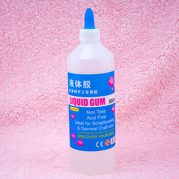 得力胶水2升史莱姆胶水大桶牛头胶美国白胶硼