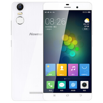 纽曼 CM810 纽扣移动联通双4G双卡指纹解锁手机(16G rom) 白色