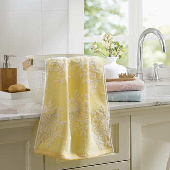 家纺罗莱生活出品纯棉全棉毛巾方巾sn6045 黄色